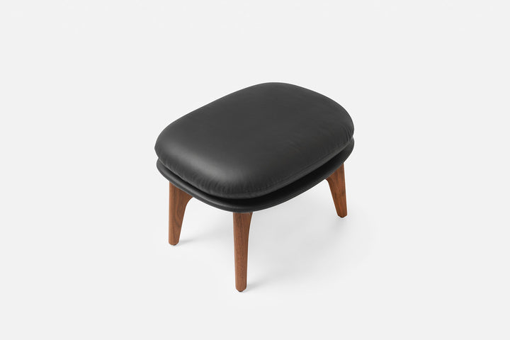 DANISH OILED WALNUT & BLACK LEATHER