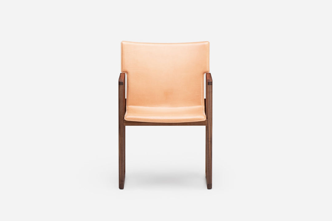 DANISH OILED WALNUT & NATURAL LEATHER