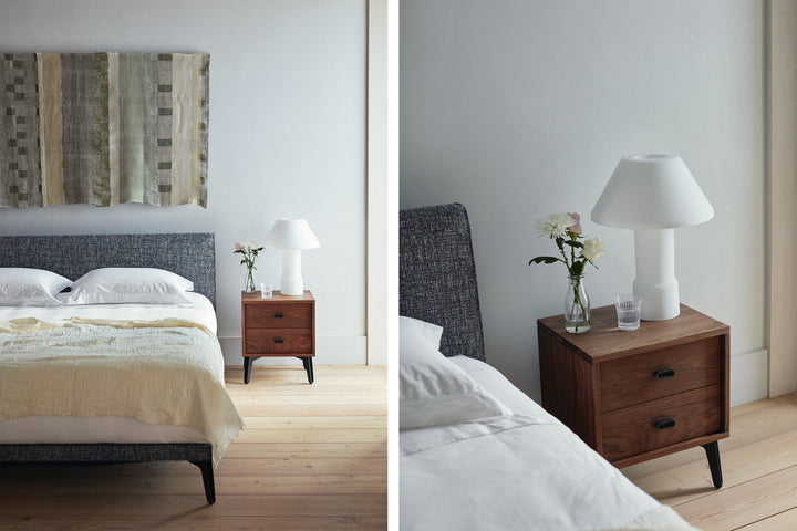 DANISH OILED WALNUT & CAST IRON (+ MCQUEEN BED)