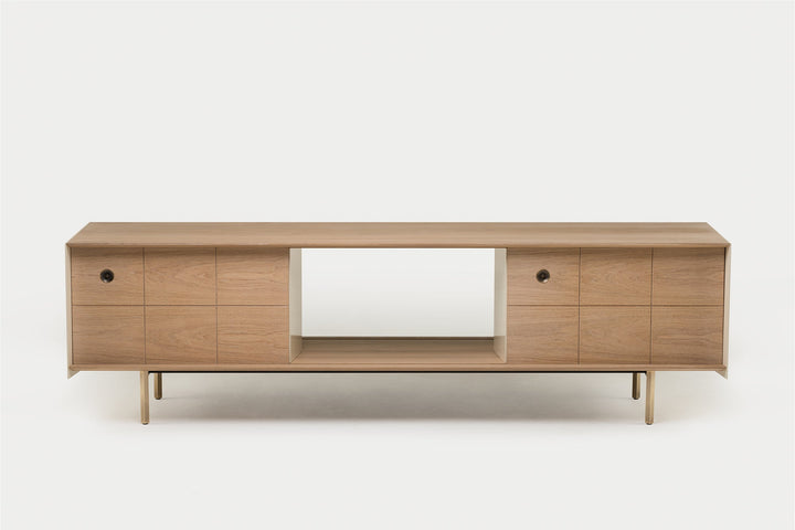 WHITE OILED OAK & BONE GLOSS HDF