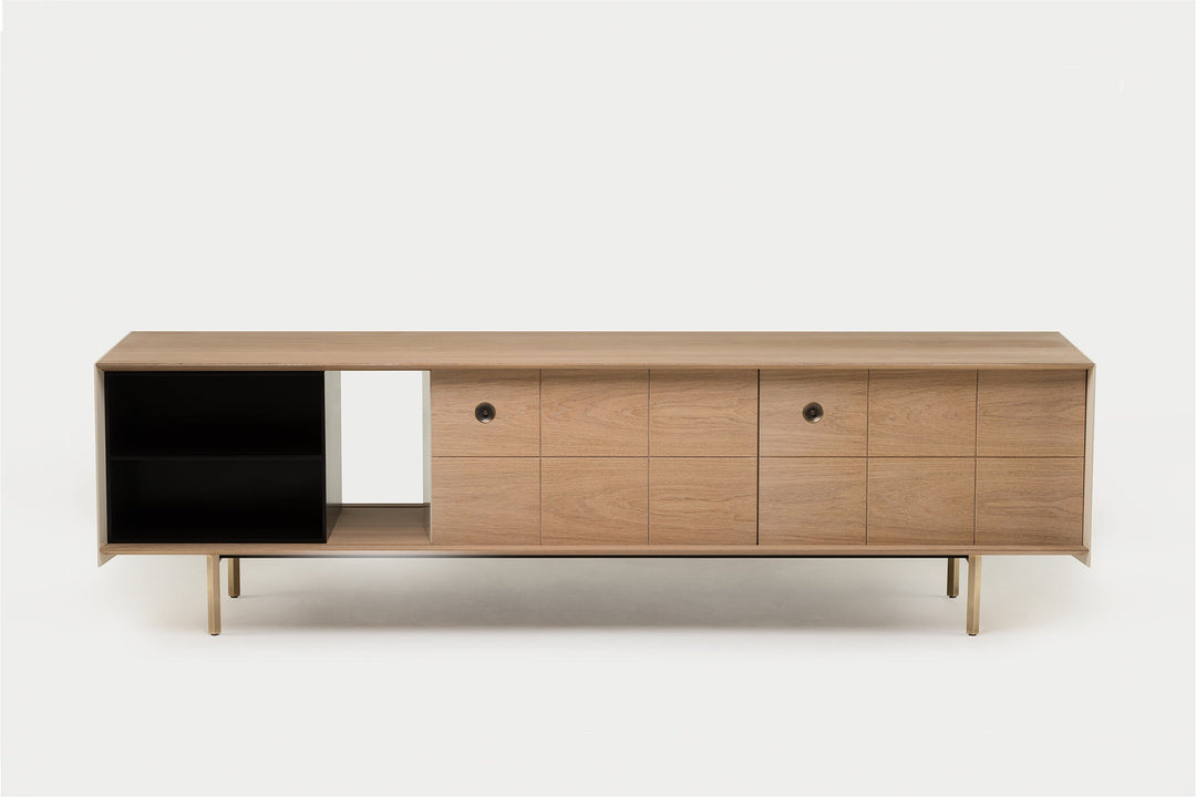 WHITE OILED OAK & BONE GLOSS HDF