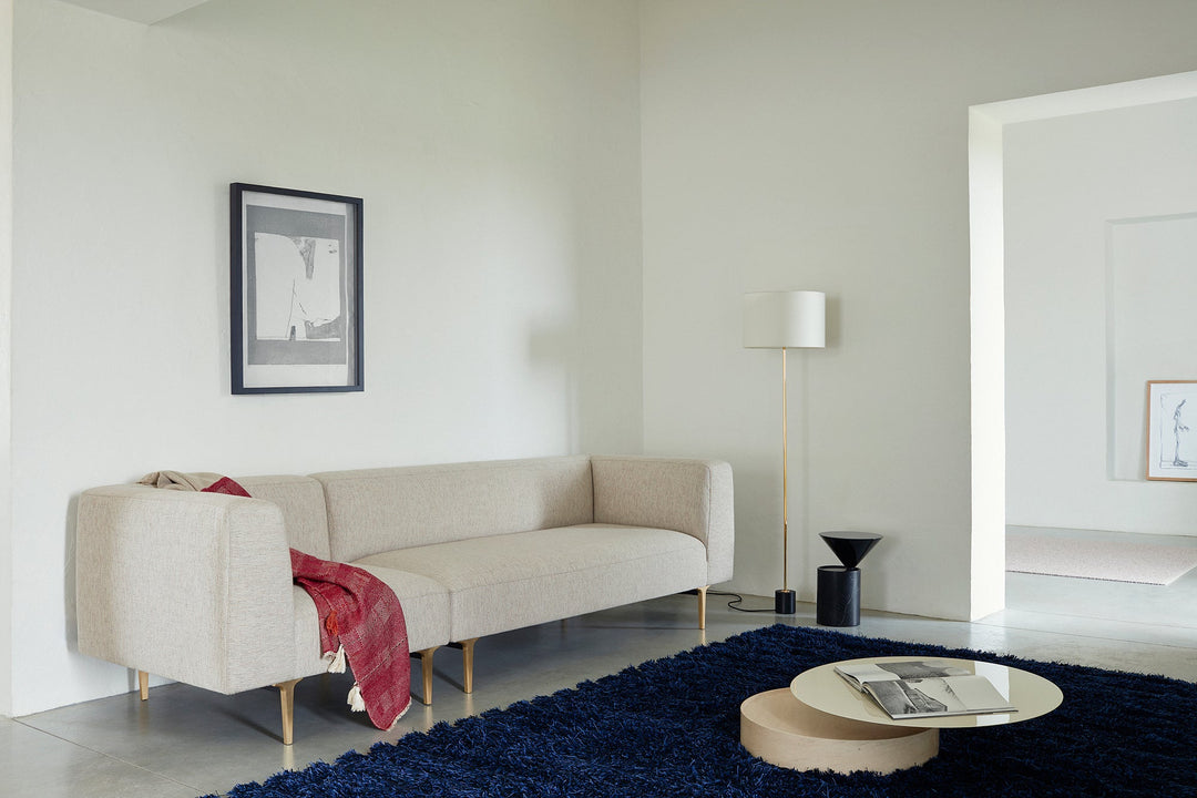 ATAIJA CREME LIMESTONE & BONE GLOSS HDF (+ PLANALTO SOFA AND LAUREL SIDE TABLE)