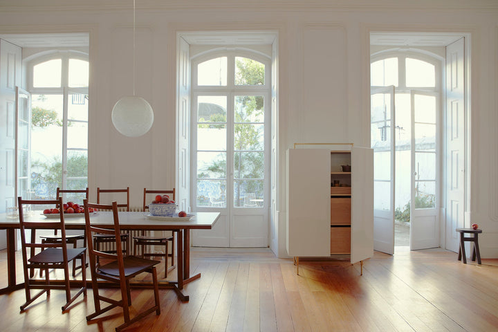 DANISH OILED WALNUT (+ SHAKER TABLE, TRUNK TALL CABINET, COMMUNE STOOL)