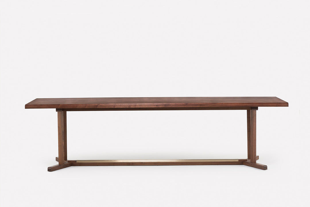 DANISH OILED WALNUT & BRUSHED BRASS