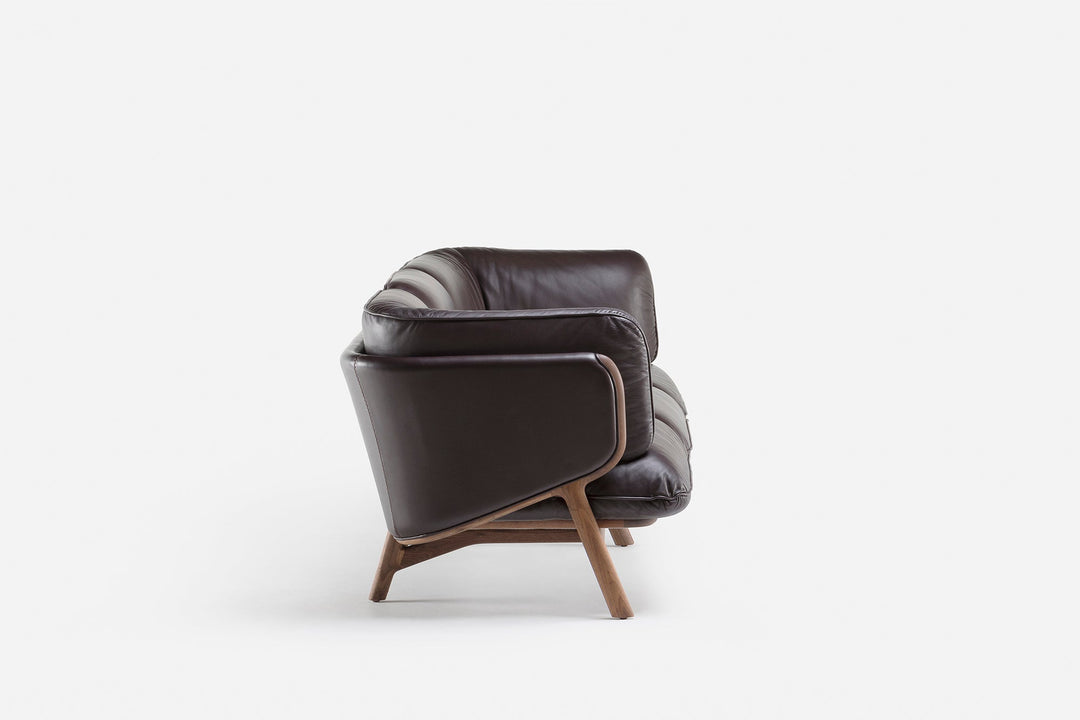 DANISH OILED WALNUT & ELMOTIQUE LEATHER (MODEL: L)